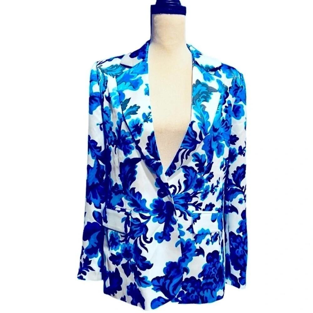Christian Lacroix Blazer Floral Print Size S NWT